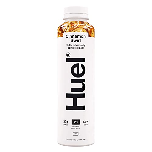 Huel Ready to Drink Nutritionally Complete Meal Cinnamon Swirl Flavour Plant-Based Gluten-Free (6 x 500ml)
