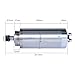 3.2KW 220V/380V Spindle Motor Tool Water-Cooled ER20 Collet 105mm with Bearings for CNC Router Engraving Machine Spindle Drive‌(GDZ-24-2,220V)