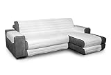 Chaise longue brazo derecho Datex Funda cubre sofà Elegant blanco 290cm