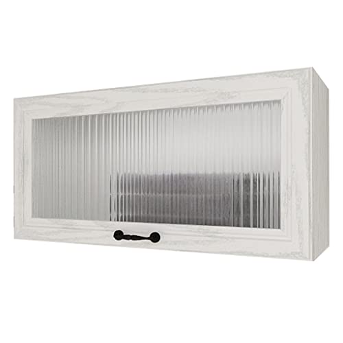 Armario superior de cocina de aleación de aluminio impermeable, con puerta abatible para baño, sala de estar, dormitorio y estudio
