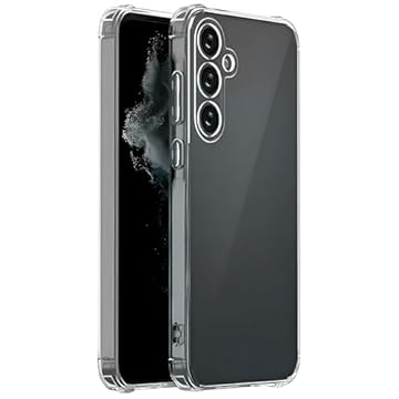 Capa para Samsung [Galaxy S24 FE] Capinha Premium SLIM com [Proteção de Camera] Transparente Anti Impacto, Resistente Anti Riscos, Leve e Slim com TPU Reforçada e Design Elegante