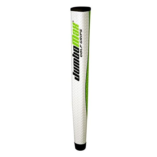 JumboMax MJ Putter Grip, White/Lime/Black