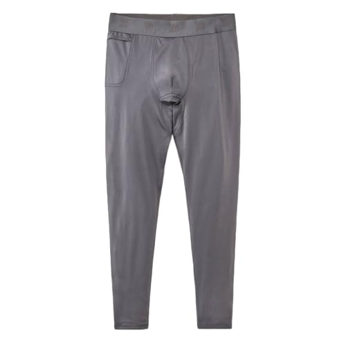 All in Motion Men's Regular Fit Midweight Thermal Pants - (US, Alpha, Small, Regular, Regular, Gray)