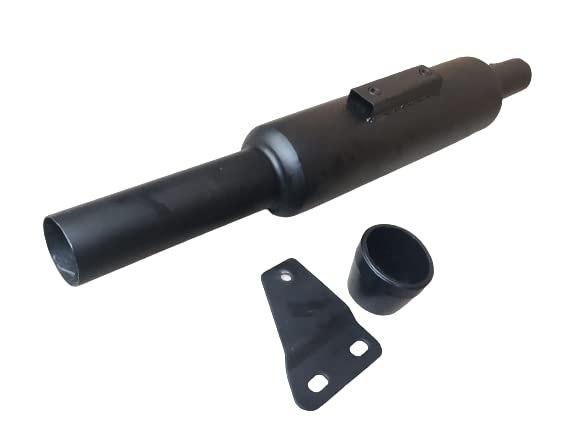 DOLSHACOB®Chota Punjab FreeFlow Exhaust Silencer For Bullet Enfield Reborn & Meteor 350 Bike Only-image-7
