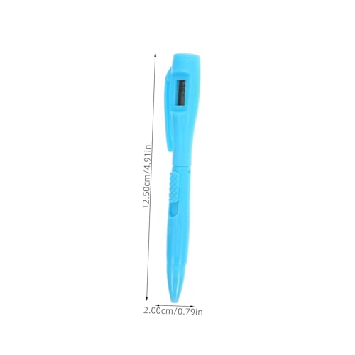 KICHOUSE Expert Ballpoint Pen Digital Clock 6 Color Mixed Pen for Exams Note-Taking Fine Tip Writing Pen Sturdy Plastic Construction - Thumbnail 2