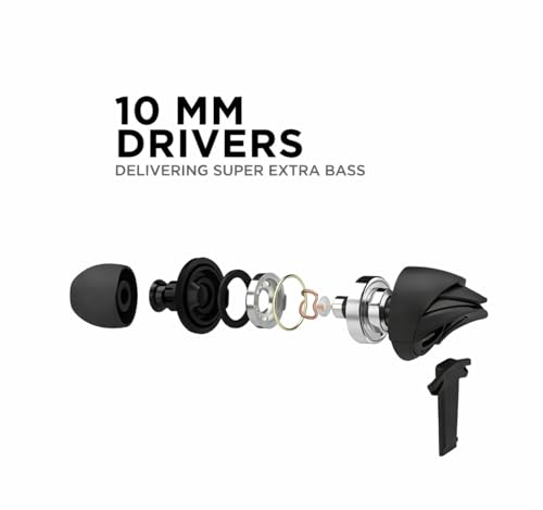 Image of Original 300C Earphone for Boat BassHead Type C Wired with Low Latency Gaming, Immersive Sound, Passive Noise Reduction, Inline Remote and Durable Cable