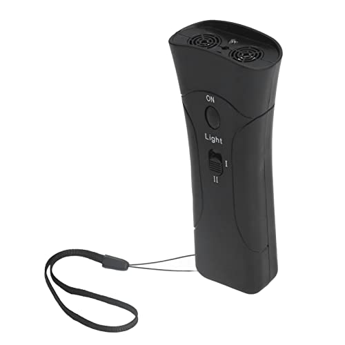 Walfront Ultraschall Hundejäger, Rindenstopper, Hundeschalldämpfer, LED Pet Gentle Trainer, Hund Ultraschall Abwehr, Tragbarer Hundtränare