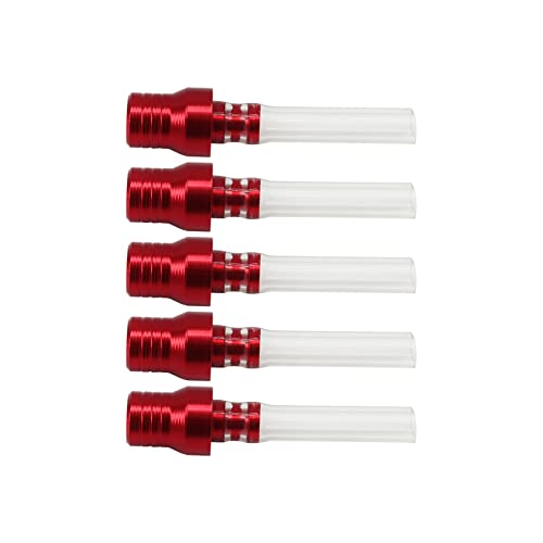 5Pcs Fuel Tank Cap Vent Tube Gas Breather Valve For Kx Klx Wr Xt Crf Xr Rmz Yz Exc Sx Taotao Hawk Coolster Apollo 50Cc 85Cc 110Cc 125Cc 250Cc Dirt Bike Atv Quad Pit Bike Polarbear(Red) #TOP3