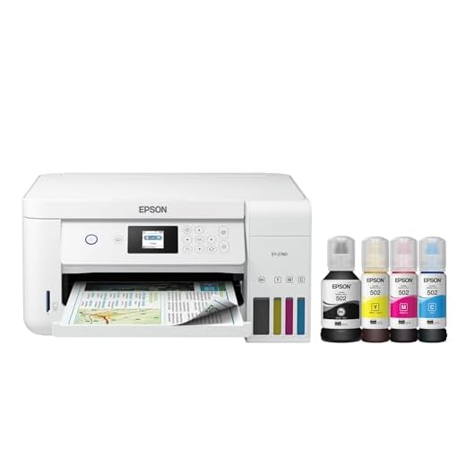 Epson EcoTank ET-2760 Wireless Color All-in-One Cartridge-Free Supertank Printer with Scanner and Copier