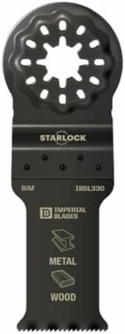 Imperial Blades IBSL330-1 Starlock 1-1/8" Multi-Material Metal/Wood Blade, 1PC, One Size image 4