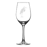 Arupkeer Heron Hand Blown Wine Glass