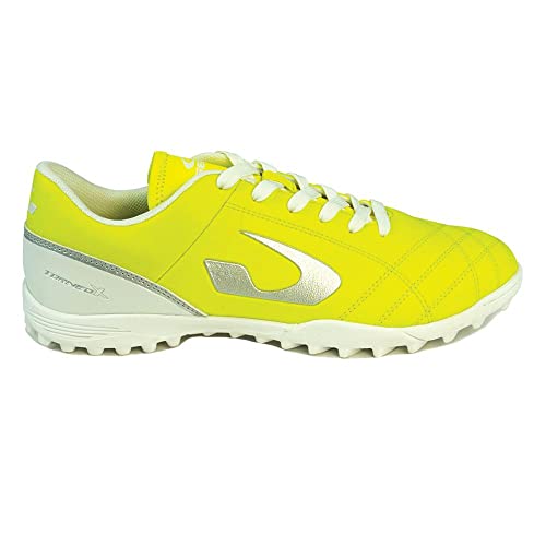 GEMS Herren Torneo X Sneaker, Gelb Fluo Weiß Grau, 41 EU