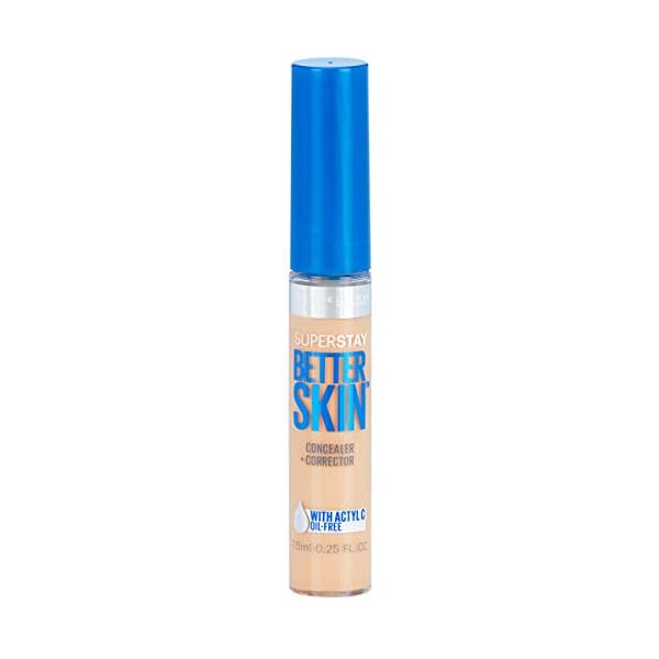 Maybelline-New-York-Super-Stay-Better-Skin-Concealer-Corrector-Ivory-025-fl-oz Maybelline New York Super Stay Better Skin Concealer + Corrector, Ivory, 0.25 fl. oz.