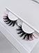 KSYOO Colored Lashes 12-20mm Mink Lashes 3D Fluffy Volume False Pink Eyelashes Wispy Long Strip Eye Lashes for Party Eye Makeup 1 Pair (Pink Style-01)