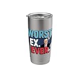 Worst Ex Ever Political Satire Breakup USA Stainless Steel Insulated Tumbler