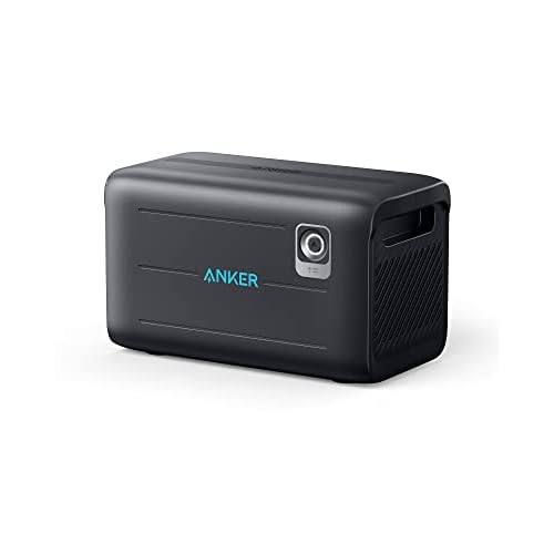 Anker 760 Powerstation Zusatzakku, erweiterbare Leistung (2048Wh) für 767 Powerstation, 6× längere Lebensdauer der LiFePO4 Batterie, Stromversorgung für Camping, Stromausfälle Battery