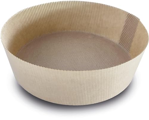 Guardini, Juego de 3 moldes altos para horno 19 x 6 cm, desechables, papel de horno antiadherente, 100% compostable, fabricado en Italia, línea Easy Bake Bio