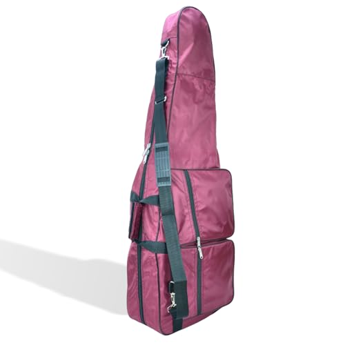 FEFOSAEP Fencing Bag - Junior Fencing Equipment Bag - Portable Fencing Sword Bag with Handle and Shoulder Strap (Burgundy)
