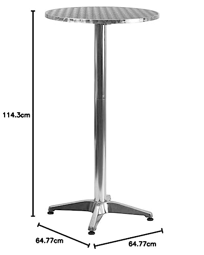 Flash-Furniture-2325-Round-Aluminum-Indoor-Outdoor-Folding-Bar-Height-Table-with-Base