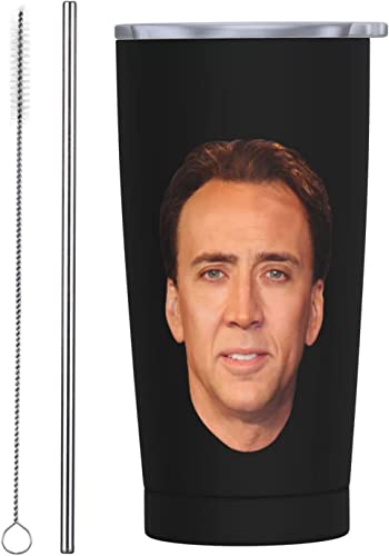 ^u[ ԗp jRXEPCW Nicolas Cage  600ml ԗpRbv @r }OJbv XeX ۉۗ ^fM  R[q[Jbv Rrj ԃJbv Rh~ v[g J[pi Xg[/Xg[uVt