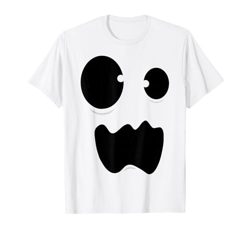 Disfraz de Fantasma Cara Fantasma divertido Fun Halloween Camiseta