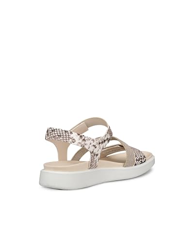 Image of ECCO Flowt 2 Band, BRIGHT WHITE /PYTHON, 4-4.5