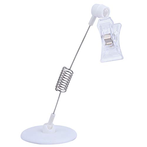 VILLCASE 4 Pcs Titular de Etiqueta Profissional Prateleira Clipe de ExibiÃ§Ã£o Suporte de Etiqueta d