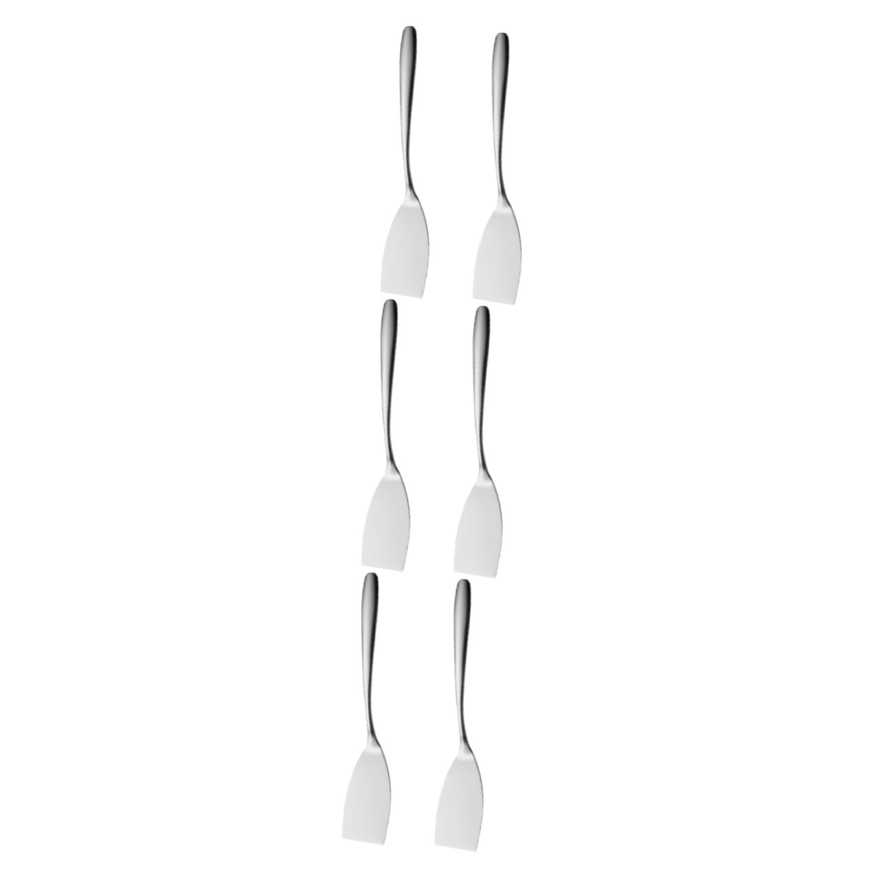 UKCOCO 3 ensembles Spatule À Frire En Acier Inoxydable Pour Steaks Mini-Tournant Pour Petits Steaks Spatules De Cuisson De Viande Graisse De Chef Cuisine Sauté Spatule 2 pièces * 3