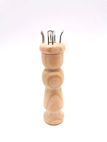 JOWE Tricotín de madera de haya con 4 ojales, para niños, fabricado en Austria Cover