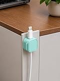 4 Pack Magnetic Cable Clips for Desk, Charging Wire Organizer Holder for USB Cords Earphone Cables and Phone Charger Wires