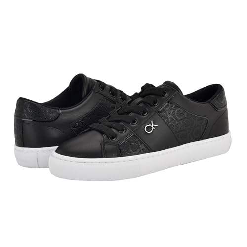 Calvin Klein Women's Charie Sneaker, Black Logo 001, 11 - image 2