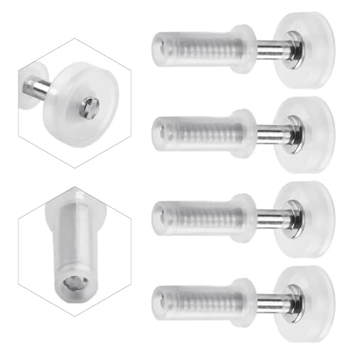 Hardware para puerta bifold, 8 piezas para puertas de clóset, guía superior, rueda, bisagra, piezas de reparación miniatura 3