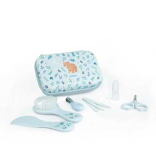 Kit de soin pour bébé Miniland : solution anti-griffures avec 6 outils doux