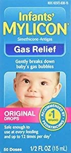 Mylicon Infants Anti-Gas Drops Original 0.5 oz. Per Bottle (8 Pack)