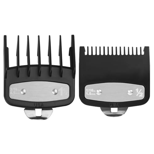 2 Piezas de Guía Juego de Peine Guía Compatible con Wanl Cortapelos, Plásticos Peines Maquina Cortar Pelo Compatible, Cubierta Protectora Cortadora, Peine de Peluqueria Profesional