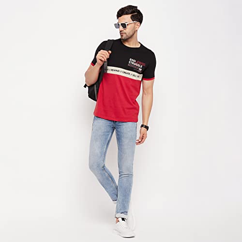 Image of Duke Stardust Men Half Sleeve Round Neck Cotton T-Shirt (LF5830 Black XL)