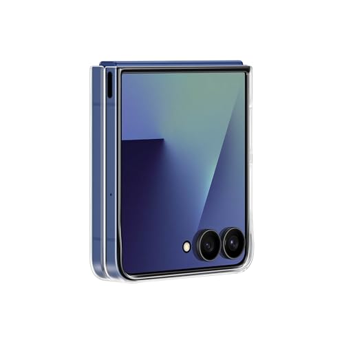 Image of Samsung Galaxy Z Flip7 Clear Phone Case, Protective Cover, Stylish, Safe, Secure, US Version, Transparent