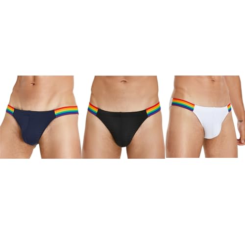 Volere è potere Men's Underwear No Show Brief Classic Fit Wicking Underwear Multipack 3-pack Volere è potere Men's Underwear No Show Brief Classic Fit Wicking Underwear Multipack 3-pack