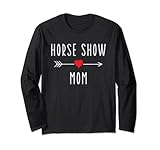 Photo Gallery horse show mom divertente regalo per gli amanti delle corse di cavalli equestri maglia a manica Photo Gallery horse show mom divertente regalo per gli amanti delle corse di cavalli equestri maglia a manica
