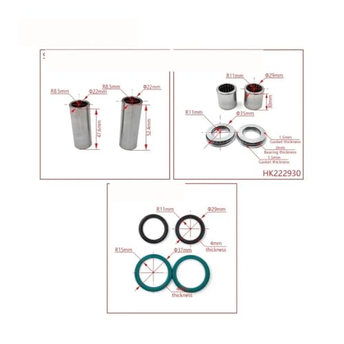 Roulement colonne direction haute précision pour kit bras oscillant CRF450R