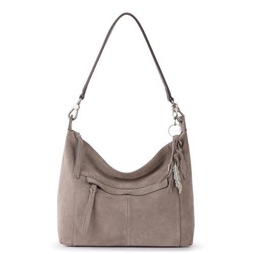 Image of The Sak Alameda Hobo Bag - Premium Large Leather Women's Handbag for Everyday & Travel - Durable Purse With Zipper Pocket