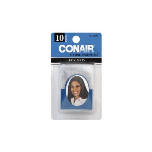 Conair Styling Essentials Medium Hair Nets, 10 count per pack -- 6 per case.