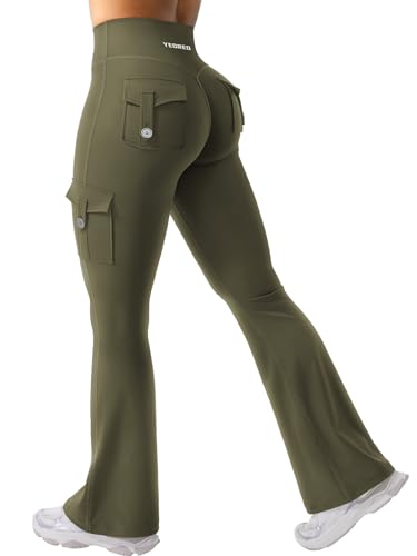 Image of YEOREO CoreFlex Women Workout Flare Leggings