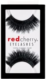 Red Cherry#304 False Eyelashes, Black (Pack of 6 Pairs), RCL304G-pk6