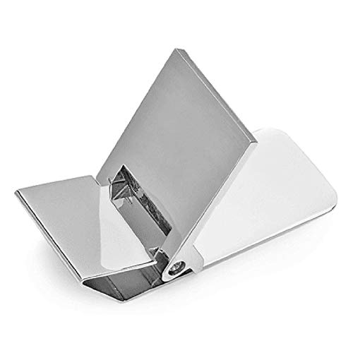 Executive Gift Shoppe | Polished Silver Custom Engraved Hinged Money Clip3