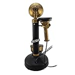 Vintage-Candlestick-Phone-Rotary-Dial-Telephone-Wired-Landline-Antique-Home-Decor