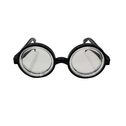 VIGUEUR Round Bubble Glasses, Coke Bottle Style