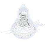 equlup Lacrosse Head, Nylon Mesh Strung Wear Proof Nylon Lacrosse Stick Heads Mens Strung Equipment for Competition Competition (Men)