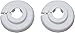 Produktbild sanicomfort 1845861 Klapprosette weiß 18 mm, 2 Stück