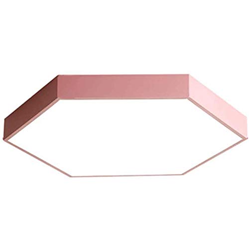 Lámpara de techo hexagonal regulable LED de 50cm y 36W con mando para salón 2